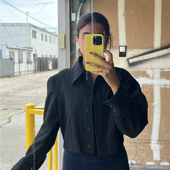 Zara Jackets & Blazers - Zara Black Blazer Structured Suit Jacket